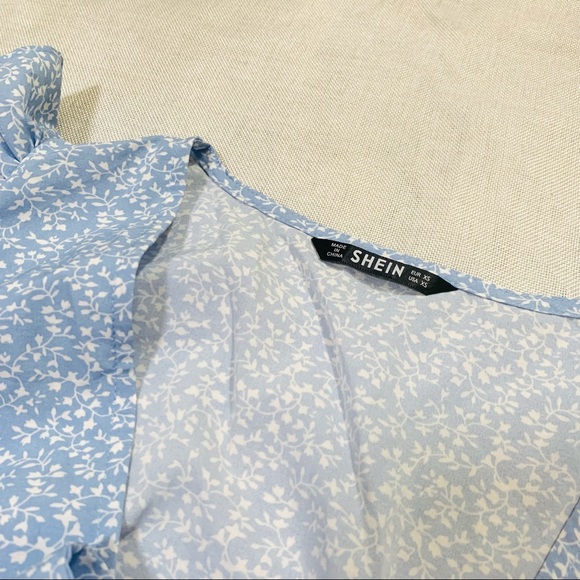 Blue Babydoll Top - Picture 2 of 3